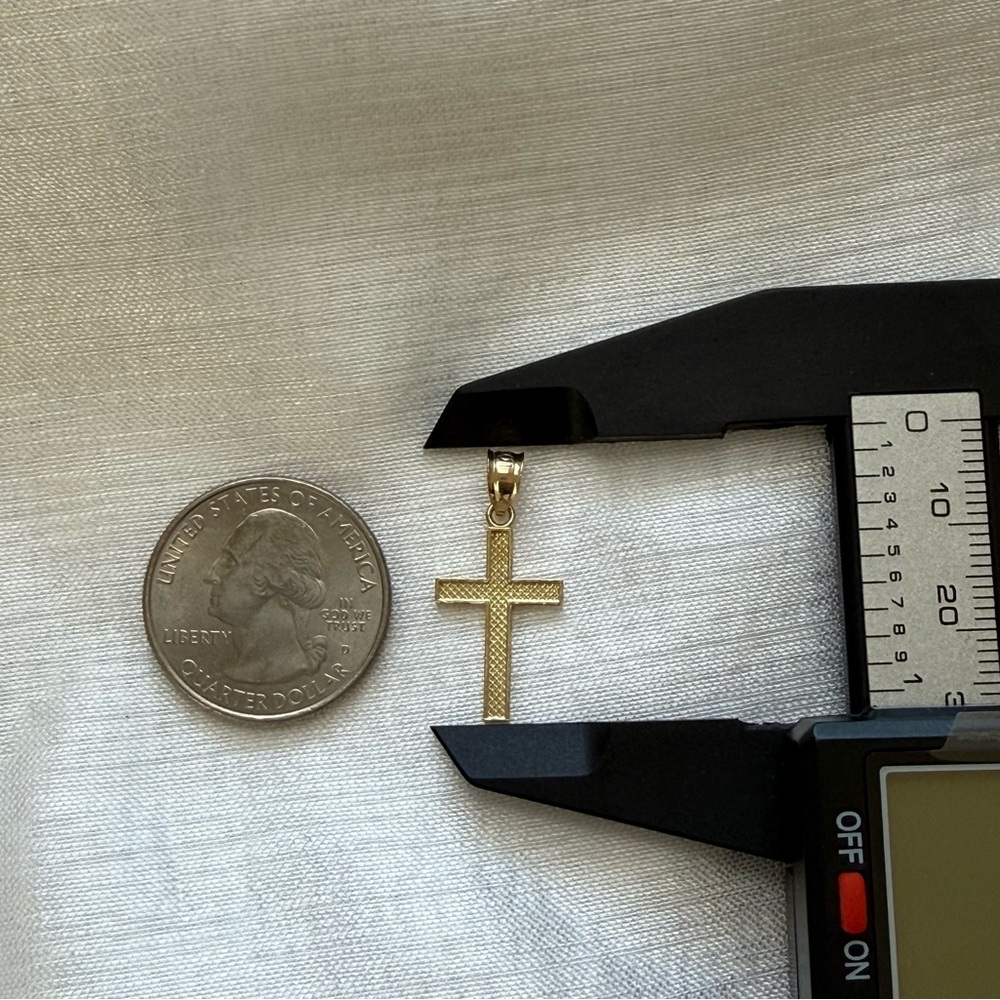 Timeless 10k Real Solid Yellow Gold Necklace - image 5